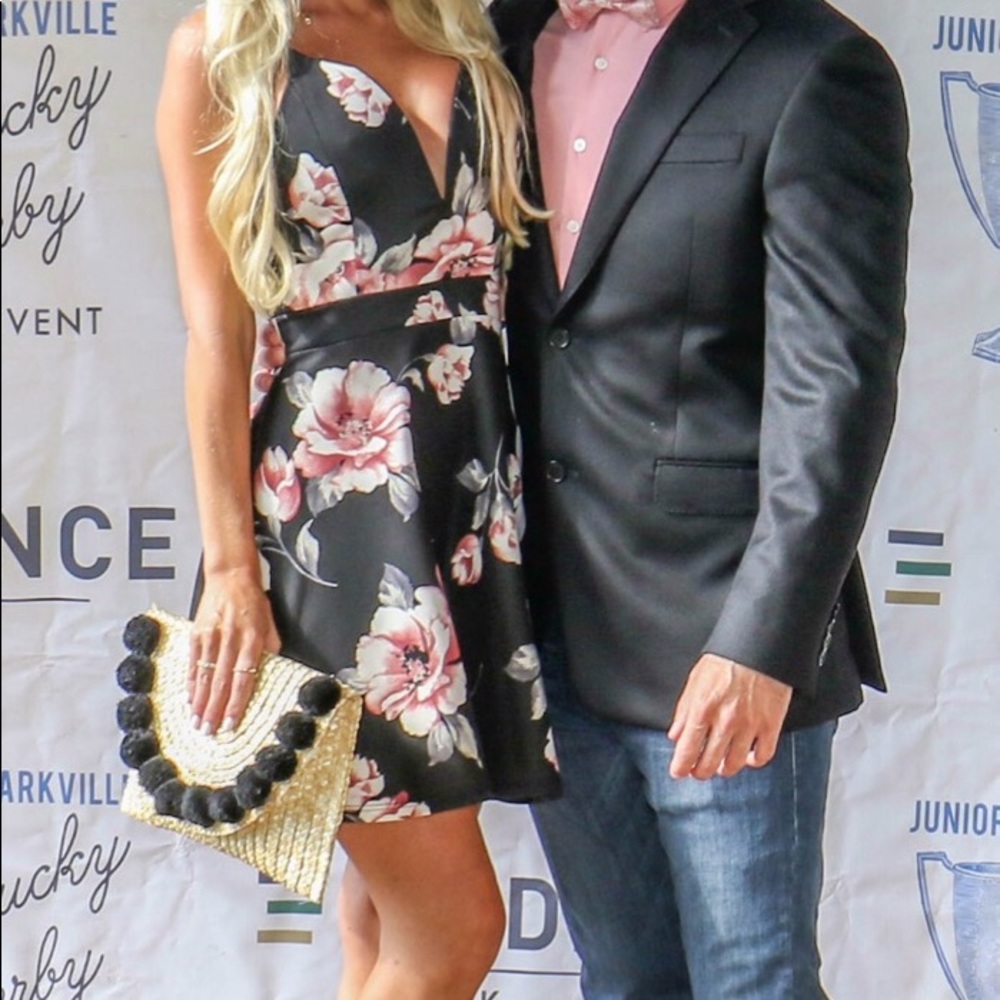 🖤Floral cocktail dress